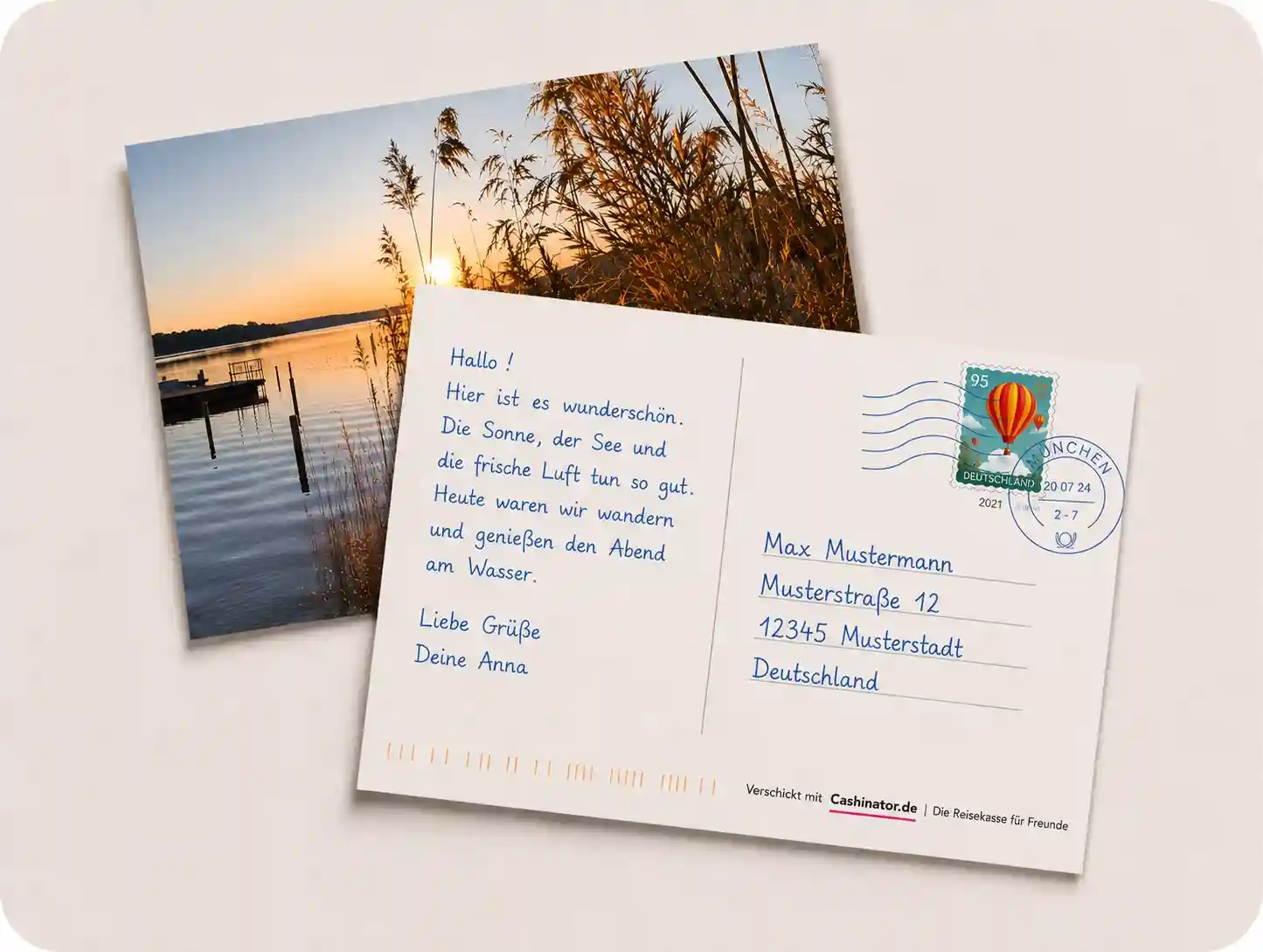 Cashinator Postkarte